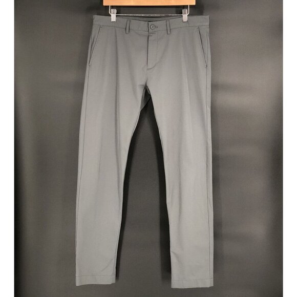 J.Crew Men's Slim Fit Tech Chino Pant 34x34 Gray Moisture Wicking Sun Protection - Picture 1 of 11
